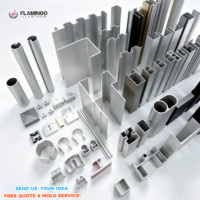 Profils en aluminium sur mesure Série 6000 Services de découpe et d'usinage CNC Pièces à sections transversales variées Pièces d'extrusion en aluminium
