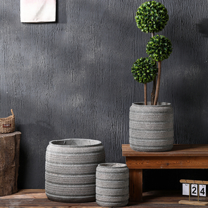 Decorazione per la casa fiori vaso e <span class=keywords><strong>vasi</strong></span> all'ingrosso fabbrica di <span class=keywords><strong>cemento</strong></span> <span class=keywords><strong>vasi</strong></span> per interni <span class=keywords><strong>grandi</strong></span> <span class=keywords><strong>vasi</strong></span> da fiori a buon mercato all'aperto - Product Image 6