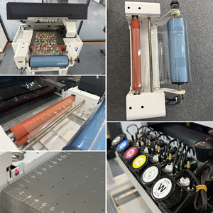 Tc30 UV dtf trong suốt in ấn nhãn dán Máy tấm tùy chỉnh in với Laminator kép xp600 - Product Image 4