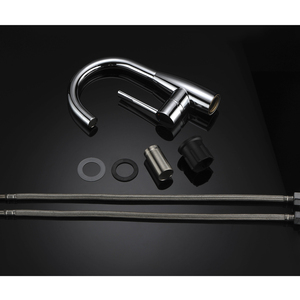 Grifo de cocina monomando de latón, mezclador de agua para fregadero - Product Image 6