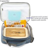 Sac à déjeuner isotherme pour enfants, sans BPA, compatible micro-ondes, design personnalisé disponible, sac isotherme avec porte-bouteille
