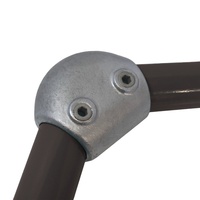 Raccord de tuyauterie en acier galvanisé noir, réducteur en T avec raccords à serrage rapide en fonte