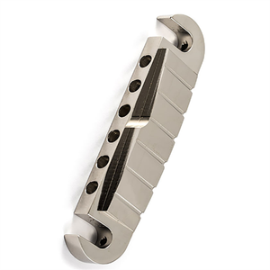 Puente para Guitarra Eléctrica de 6 Cuerdas Mecanizado por CNC al por Mayor - Estilo Envolvente Cromado con Diseño de Alta Precisión - Product Image 5