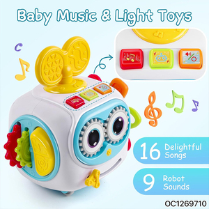 Cube d'activités sensorielles <span class=keywords><strong>Montessori</strong></span> multifonctionnel 6 en 1, jouets de coordination œil-main <span class=keywords><strong>Montessori</strong></span> pour les tout-petits de 1 à 3 ans - Product Image 4