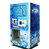 Distributeur automatique de glace en sac pour l'eau avec service d'emballage et de scellage automatique des sacs