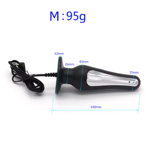 Électrostimulateur vaginal, <span class=keywords><strong>Plug</strong></span> <span class=keywords><strong>anal</strong></span> électrique de grande taille (S, M, L), Masseur de prostate, Dispositif médical, Jouets sexuels pour hommes et femmes - Product Image 5