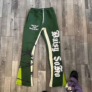 Bán Buôn Tùy Chỉnh Quần Quần Pháp Terry Joggers Hloe Jogger Quần Người Đàn Ông Xếp Chồng Lên Nhau Mồ Hôi Quần - Product Image 1