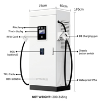 Estaciones de Carga Inteligentes de Corriente Continua para Vehículos Eléctricos, Nuevas, OEM, para el Mercado de EE. UU. y Europa, Ocpp 80KW 100KW 180kw vw Id4 Audi CCS GBT, Montaje en Suelo