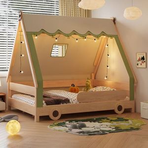 2025, <span class=keywords><strong>cama</strong></span> nido de madera maciza para niños y niñas con barandilla, <span class=keywords><strong>cama</strong></span> individual para bebés, camas para niños, <span class=keywords><strong>cama</strong></span> de madera para bebés, <span class=keywords><strong>cama</strong></span> <span class=keywords><strong>Montessori</strong></span> - Product Image 1