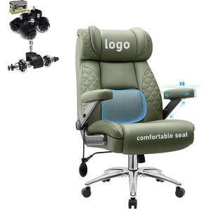 <span class=keywords><strong>Chaise</strong></span> <span class=keywords><strong>de</strong></span> <span class=keywords><strong>bureau</strong></span> moderne surdimensionnée verte, <span class=keywords><strong>chaise</strong></span> <span class=keywords><strong>de</strong></span> gaming exécutive avec siège extra-large et épaissi, confort nuageux pour une assise toute la journée - Product Image 1