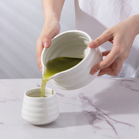 Ensemble de 9 pièces pour le thé matcha, bol en céramique blanc fait main avec logo personnalisé, fouet, cuillère en bambou, boîte cadeau