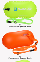 Accès à la natation en eau libre bouée de natation en PVC flotteur de sécurité sac sec à l'air flotteur de remorquage natation flottation gonflable sac de plongée étanche