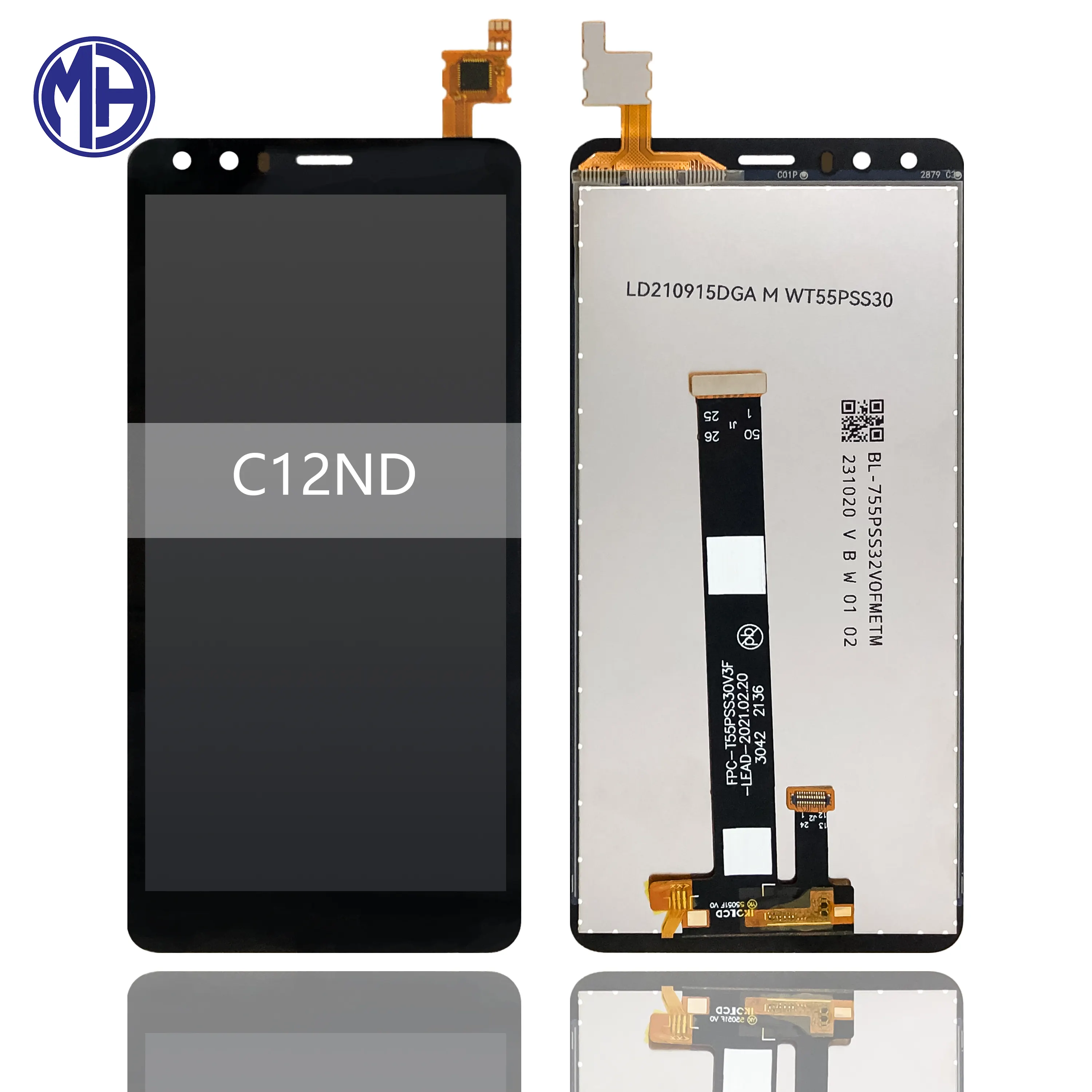 100% テスト済み携帯電話液晶画面ディスプレイ交換用NokiaC1 2NDアセンブリタッチ液晶画面
