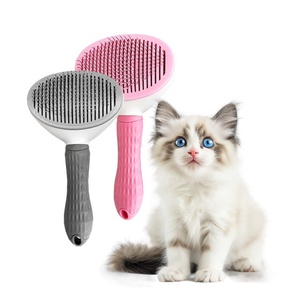 Brosse pour animaux de compagnie la plus vendue, pratique, multifonctionnelle, avec poignée antidérapante, confortable, élimine les poils lâches - Product Image 1