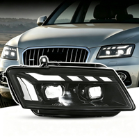 Pour Audi Q5 8R 2008-2017, ensemble de phares LED style RS, feux de jour DRL, clignotants séquentiels, lentille de projecteur, plug and play