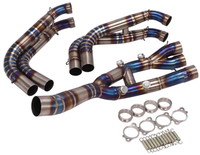 Sistem Knalpot Motor Yamaha MT 09 2021 Harga Pabrik, Baru OEM Stainless Steel 110*370mm, Pengganti Knalpot Lengkap