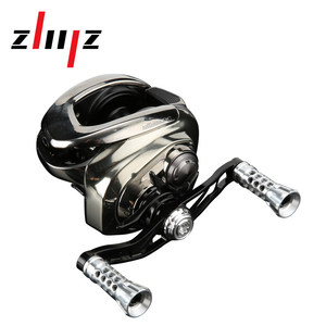 Poignées <span class=keywords><strong>de</strong></span> moulinet <span class=keywords><strong>de</strong></span> pêche en métal à trous en nid d'abeille ZLIILZ, compatibles avec Daiwa, Shimano - Product Image 4