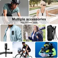4K WiFi 1080P Magnetische Mini-Actionkamera 140° Weitwinkel Endlosaufnahme Helm Motorrad Fahrrad Sport Halterung Aufnahmekamera