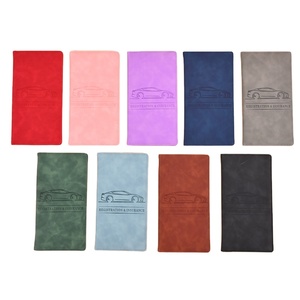 Portadocumentos <span class=keywords><strong>de</strong></span> Cuero PU con Logotipo Personalizado al por Mayor, Portadocumentos Largo para Registro y Seguro <span class=keywords><strong>de</strong></span> Automóviles - Product Image 1