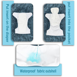 Famicheer-<span class=keywords><strong>couche</strong></span> <span class=keywords><strong>en</strong></span> tissu imperméable taille unique avec insertion - Product Image 4