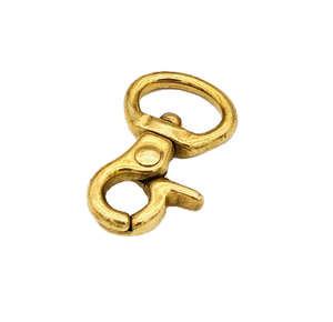 Metal Snap Hook Solid Brass Material Swivel Lobster Clasp Hook