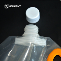 Sac liquide biodégradable de bec supérieur de la Chine/poche de bec/poche claire de bec d'eau debout