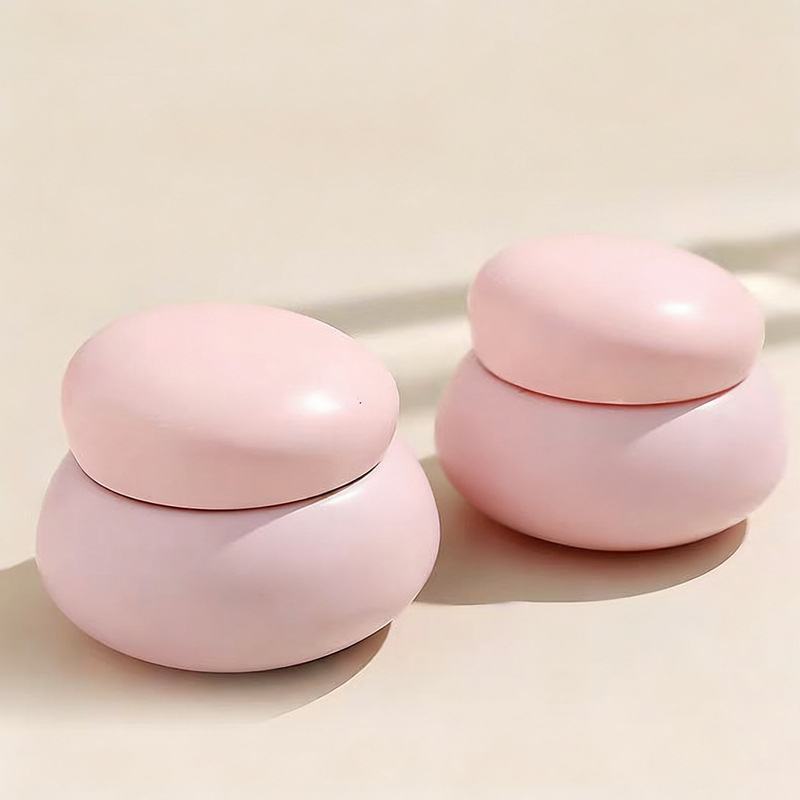 Xinhe Direct Factory Customizable 100g Mushroom-Style PET Cosmetic Container