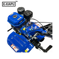Mini-motoculteur à essence E-XIAPU Underquote 170f, machine agricole, cultivateur, tracteur à chenilles