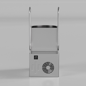 <span class=keywords><strong>Vasca</strong></span> per <span class=keywords><strong>Bagno</strong></span> di Ghiaccio in Acciaio Inox per Palestra, Fitness e Recupero Sportivo, <span class=keywords><strong>Vasca</strong></span> Semirotonda per Immersione in Acqua Fredda con Refrigeratore d'Acqua da 1Hp - Product Image 3