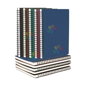 Cuaderno de Tapa Dura con Doble Espiral, Cuadrado, con Líneas, Personalizable en Tamaño y Estilo, Venta al por Mayor de Fábrica para Suministros Escolares y de Oficina - Product Image 1