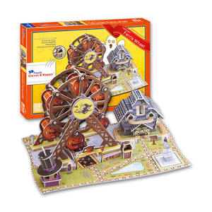 Nouvel appareil de <span class=keywords><strong>Puzzle</strong></span> romantique, pendentif <span class=keywords><strong>3D</strong></span>, en papier, bricolage, 79 pièces - Product Image 3