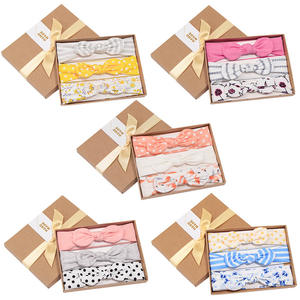 ชุดกล่องของขวัญที่คาดผมหูกระต่ายสำหรับเด็ก 3 ชิ้น/ชุด โบว์ผูกผมยืดหยุ่นสูง เครื่องประดับผมสำหรับถ่ายรูปวันเกิดเจ้าหญิงสาวน้อย - Product Image 4