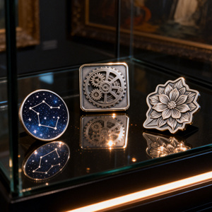 Pièces de monnaie promotionnelles en gros, personnalisées, de qualité supérieure, lisses, avec gravure, Pièce de défi Couronne - Product Image 3