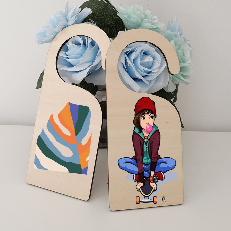 Дверная вешалка с сублимационной печатью для Рождественского украшения