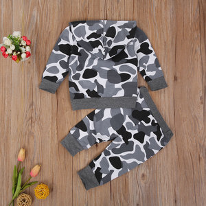Conjuntos de Ropa para Niños, Ropa de Invierno, Trajes de Pantalón de Color Camuflaje para Bebés, Venta al por Mayor - Product Image 3