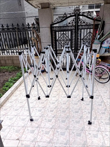 เต็นท์กันสาดกลางแจ้งแบบพับได้พร้อมขาตั้งเอียงและกระเป๋าหิ้ว, ที่พักพิงแบบพกพาสำหรับลานบ้าน ระเบียง สวน ชายหาด - ผ้าคลุมกันสาดขนาด 8x8 ฟุต - Product Image 6