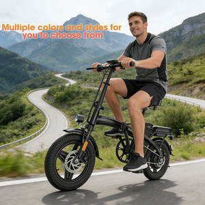 Vélo électrique pliable 48V Max 40KM pour adultes, moteur arrière sans balais 400W, cadre en aluminium, frein à disque, 3 vitesses, batterie lithium, vélo de ville électronique - Product Image 1