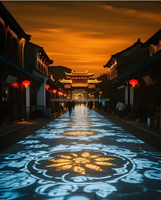 Projecteur LED à effet ondulatoire IP65, éclairages décoratifs pour parcs et lieux d'événements