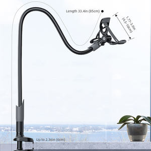 Soporte de Teléfono con Brazo Flexible Lamicall LS05, Soporte de Teléfono de Metal Completo para Cama, Escritorio, Manos Libres, Soporte Flexible para Teléfono Inteligente - Product Image 5