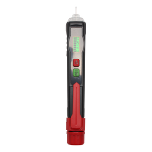 HT101 เครื่องตรวจจับแรงดันไฟฟ้ากระแสสลับแบบไม่สัมผัส 12V‑1000V ปากกาทดสอบแรงดันไฟฟ้าพร้อมจอแสดงผลแบบแท่งอัจฉริยะและไฟฉาย LED - Product Image 1