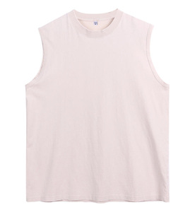 T-<span class=keywords><strong>shirt</strong></span> décontracté ample en coton tricoté respirant, style <span class=keywords><strong>vintage</strong></span>, pour homme, collection été 2026, vente en gros, personnalisable, style européen et américain - Product Image 2