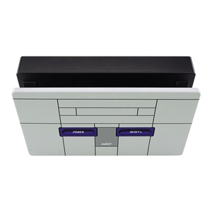Carcasa de repuesto DIY con estampado de estilo SNES clásico, placa frontal de agarre de tacto suave personalizada para <span class=keywords><strong>Nintendo</strong></span> Switch Dock - Product Image 5