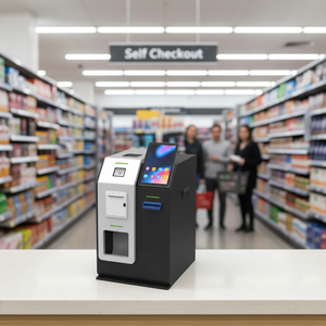 Machine de Gestion Automatique des Espèces, Kiosque de Paiement <span class=keywords><strong>en</strong></span> Espèces avec Change de Billets et de Pièces pour Magasins de Détail - Product Image 1