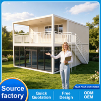 Casa y Oficina en Contenedor Prefabricado de 20 pies, de Bajo Costo y Rápido Ensamblaje, con Panel Sándwich de Acero, para Uso en Hoteles Contemporáneos, Nueva Tecnología