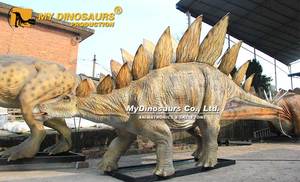 MYDINO CAD0084 Dinosaure artificiel grandeur nature Stegosaurus pour simulation de parc forestier à vendre - Product Image 3