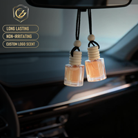 Diffuseur de parfum de voiture suspendu de luxe OEM, cylindre désodorisant, meilleur désodorisant écologique longue durée, parfum personnalisé