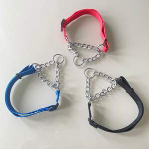 Collares Reflectantes Ajustables de Nailon Suave con Cadena de Acero Inoxidable para Perros, Collares de Entrenamiento para Caminar, Collares Resistentes para Cachorros - Product Image 3