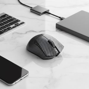 3K Carbon Fiber Gaming <b>Mouse</b> Shell Lightweight Hollow Design for Custom <b>Mouse</b> Modification & E-Sports Performance - Product Image 1
