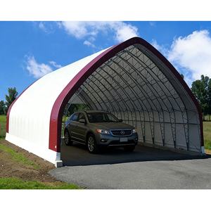 Tente industrielle robuste, imperméable, ignifuge et résistante aux UV, grande tente de stockage en PVC pour entrepôts et ateliers - Product Image 1