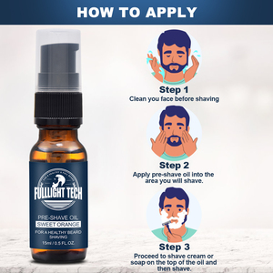 OEM Protect Huile de <span class=keywords><strong>rasage</strong></span> lissante pour la peau 15 ml Huile de barbe biologique au bois de santal Huile de pré-<span class=keywords><strong>rasage</strong></span> pour hommes - Product Image 6